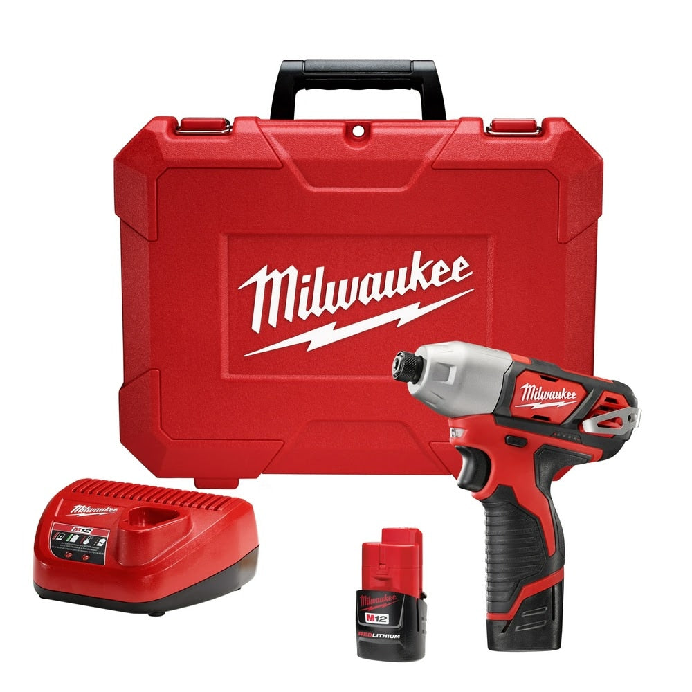 Sell your used Milwaukee tools – Get cash for Milwaukee 2462-22 M12 1/4" Hex Impact Driver Kit at WeBuyTool.com