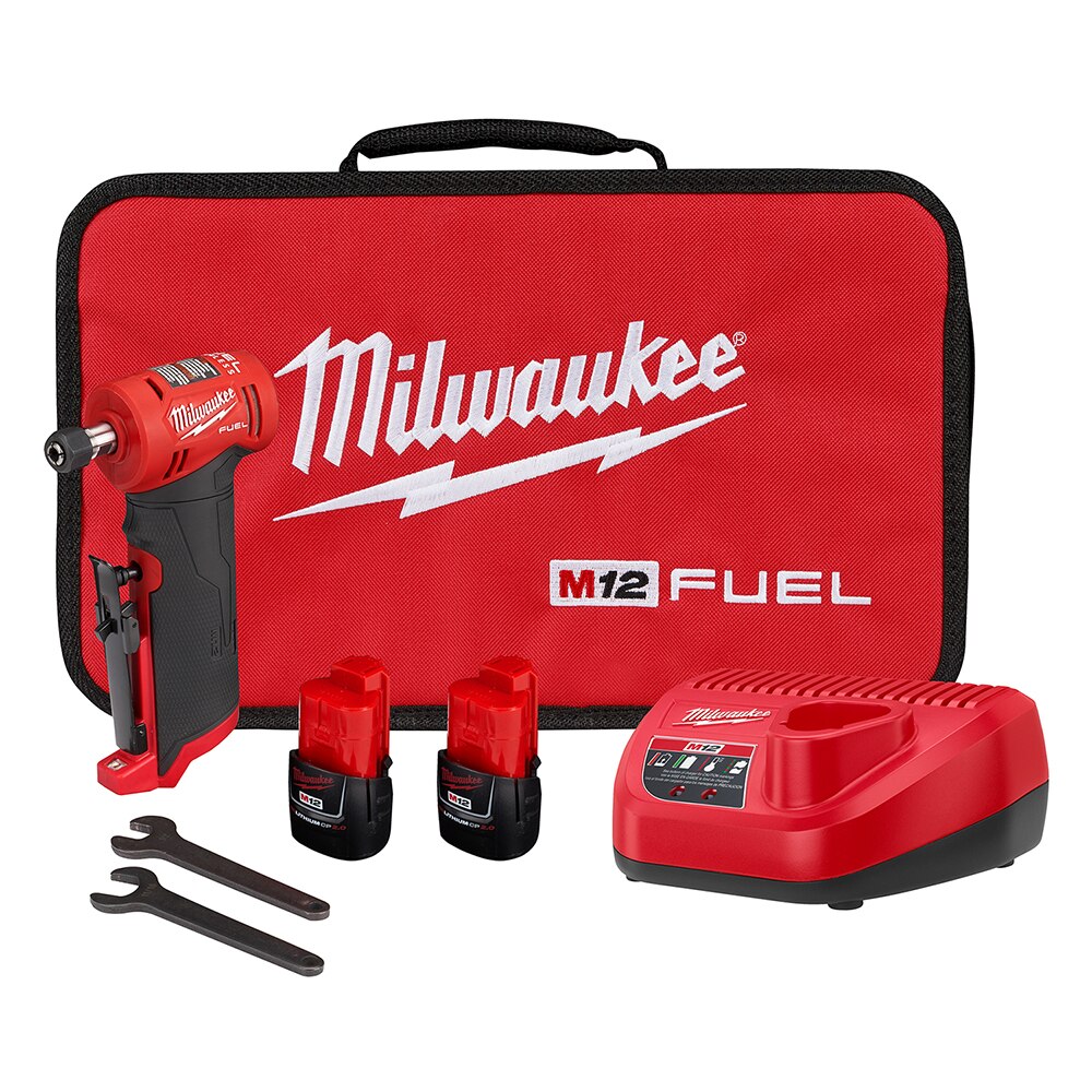 Sell your used Milwaukee tools – Get cash for Milwaukee 2485-22 M12 FUEL Right Angle Die Grinder 2 Battery Kit at WeBuyTool.com