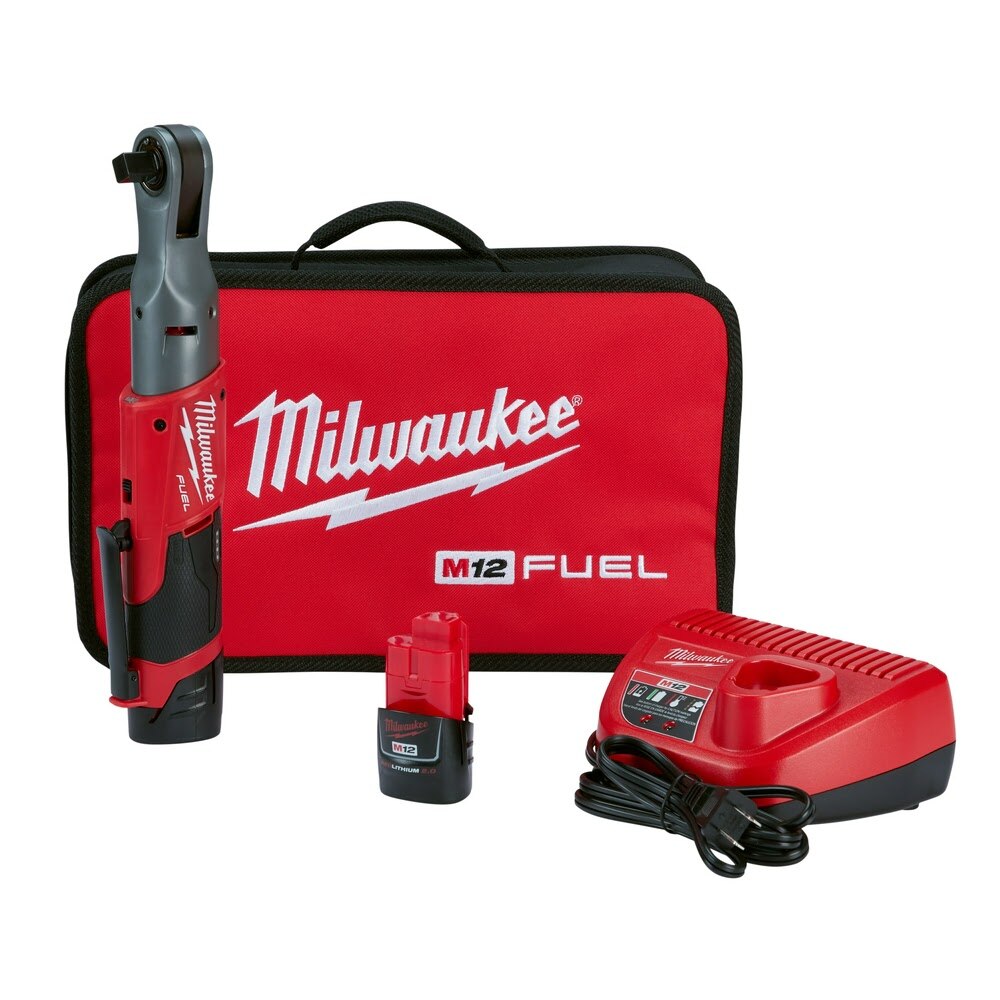 Sell your used Milwaukee tools – Get cash for Milwaukee 2558-22 M12 FUEL 1/2" Ratchet 2 Battery Kit at WeBuyTool.com
