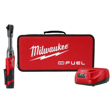 Sell your used Milwaukee tools – Get cash for Milwaukee 2560-21 M12 FUEL 3/8" Extended Reach Ratchet 1 Battery Kit at WeBuyTool.com