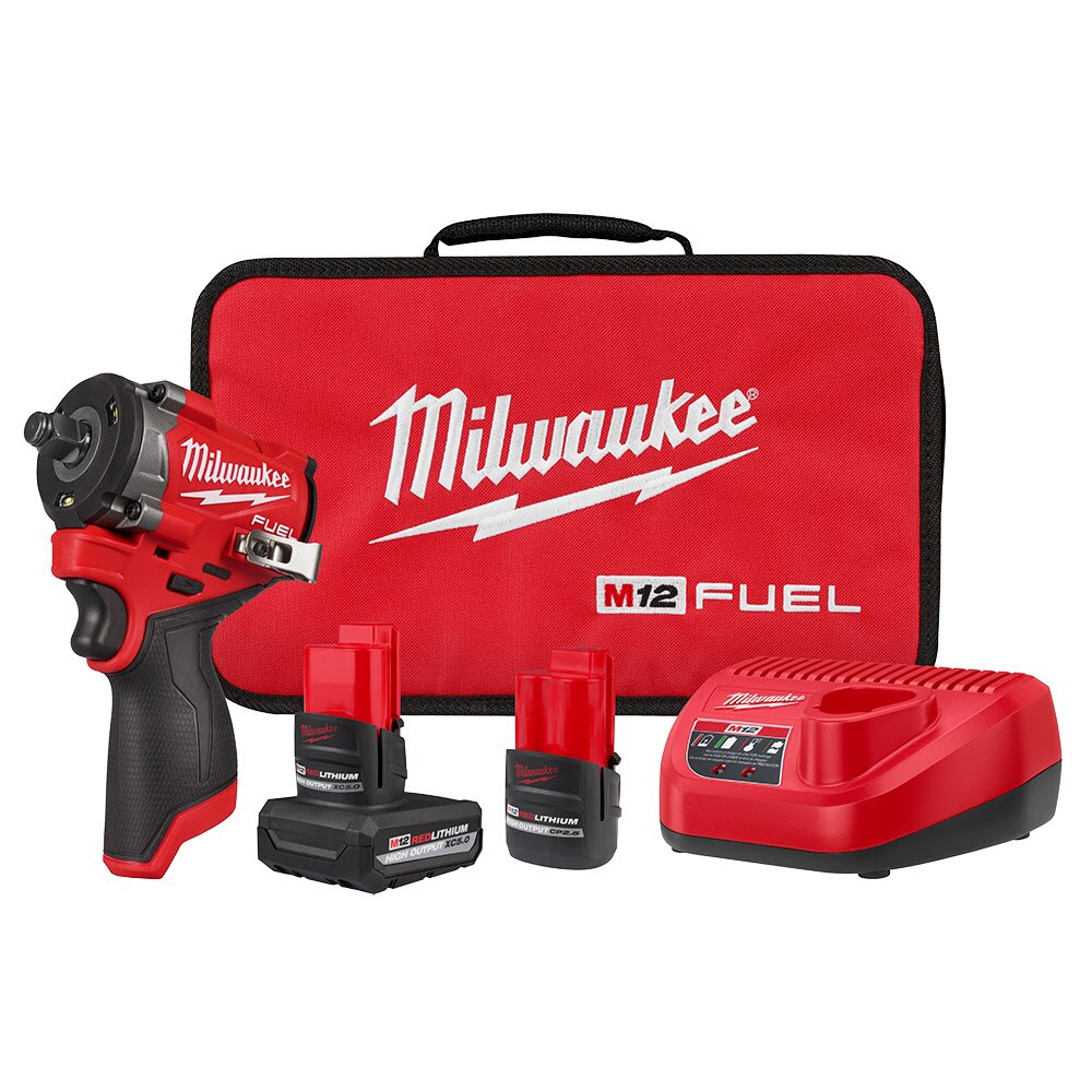 Sell your used Milwaukee tools – Get cash for Milwaukee 2563-22 M12 FUEL Stubby 1/2" Impact Wrench Kit at WeBuyTool.com
