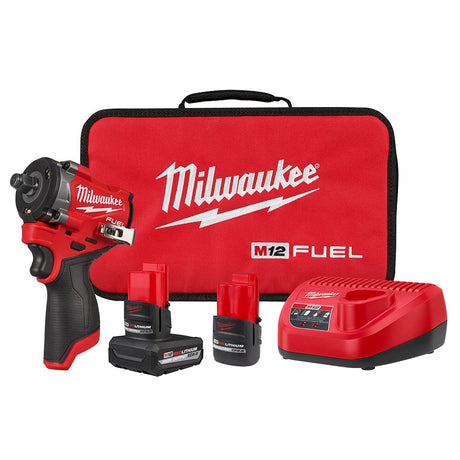 Sell your used Milwaukee tools – Get cash for Milwaukee 2563-22 M12 FUEL Stubby 1/2" Impact Wrench Kit at WeBuyTool.com