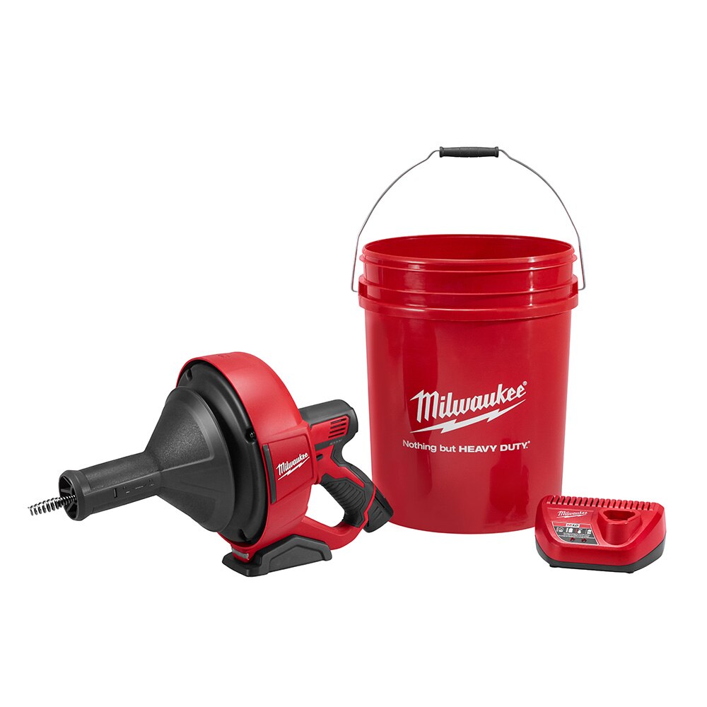 Sell your used Milwaukee tools – Get cash for Milwaukee 2571-21 M12 Drain Snake Kit, 5/16" x 25' Bulb Cable, Storage Bucket at WeBuyTool.com
