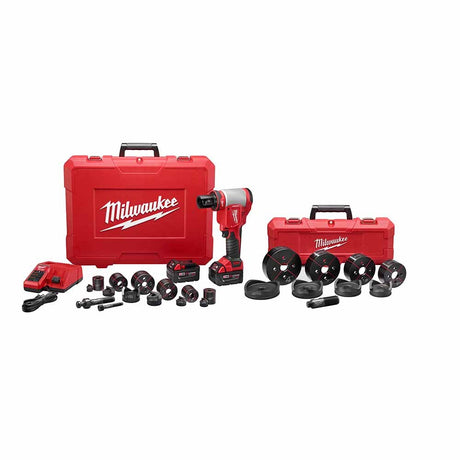Sell your used Milwaukee tools – Get cash for Milwaukee 2676-23 FORCELOGIC M18 10-Ton Knockout Tool 1/2" to 4" Kit at WeBuyTool.com