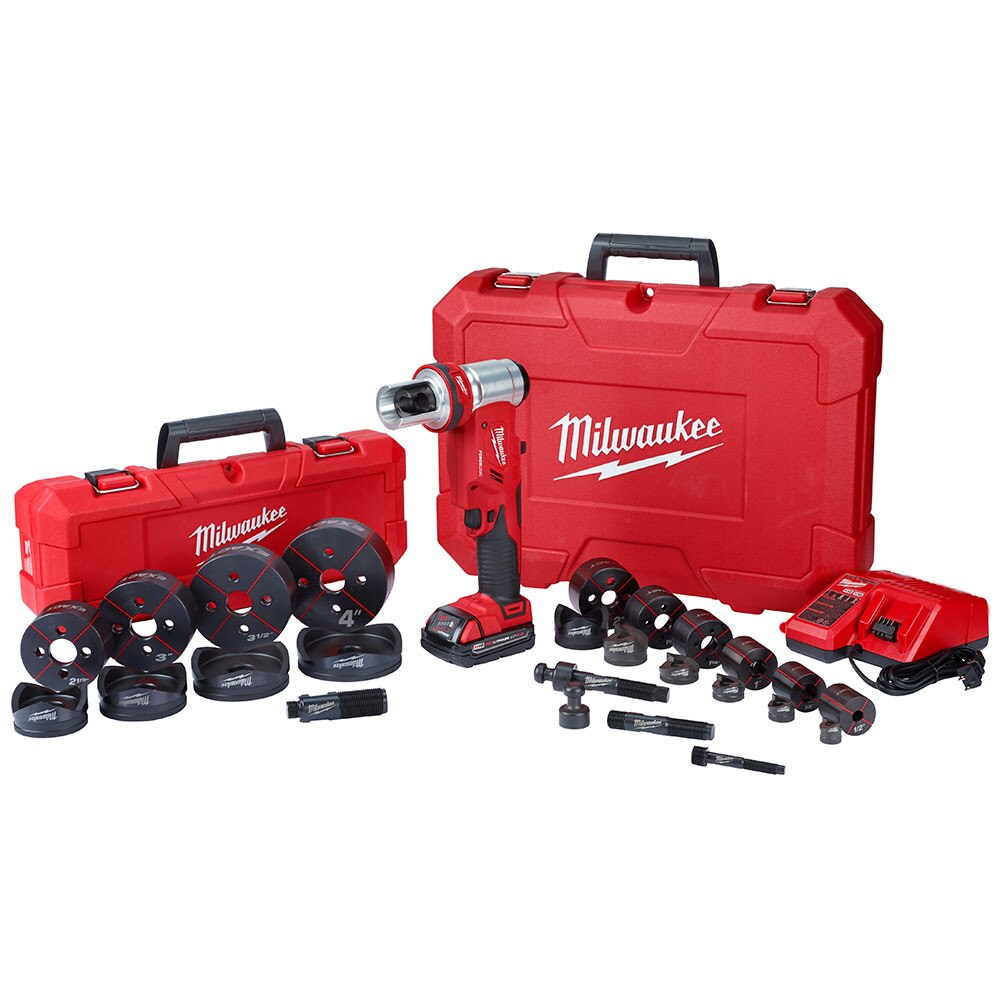 Sell your used Milwaukee tools – Get cash for Milwaukee 2677-23 M18 FORCELOGIC 6T Knockout Tool 1/2" - 4" Kit at WeBuyTool.com