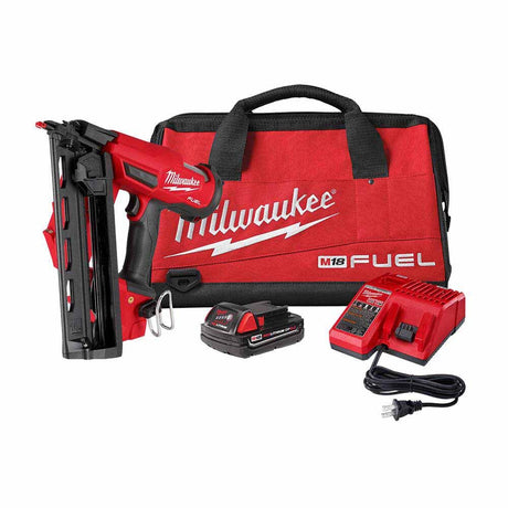Sell your used Milwaukee tools – Get cash for Milwaukee 2841-21CT M18 FUEL™ 16 Gauge Angled Finish Nailer Kit at WeBuyTool.com