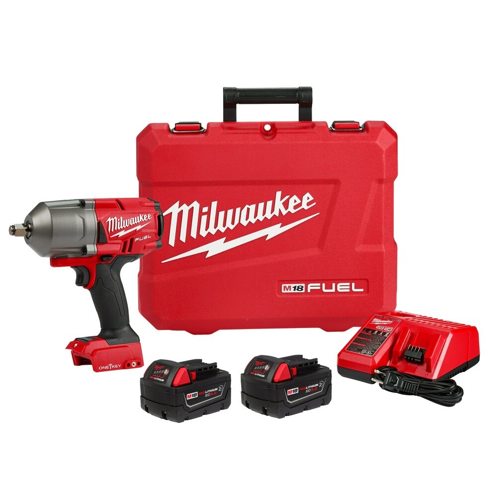 Sell your used Milwaukee tools – Get cash for Milwaukee 2863-22R M18 FUEL w/ ONE-KEY High Torque Impact Wrench 1/2" Friction Ring Kit at WeBuyTool.com
