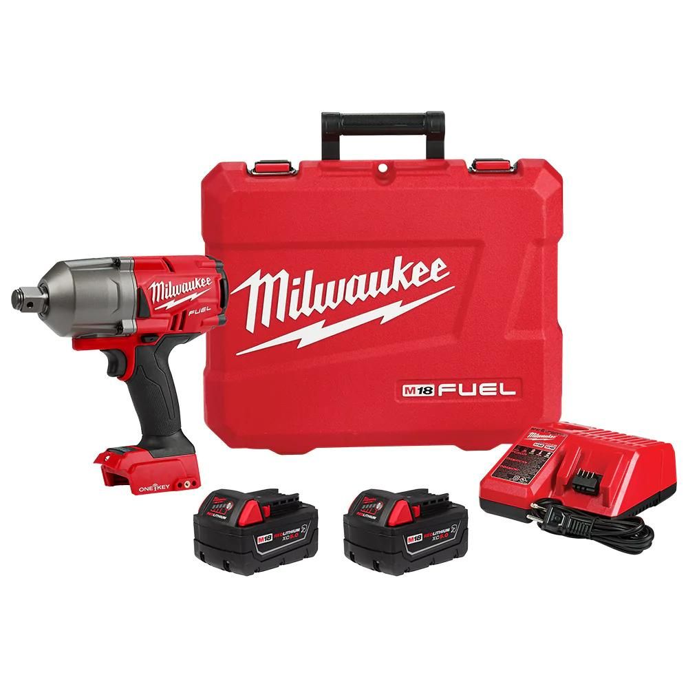 Sell your used Milwaukee tools – Get cash for Milwaukee 2864-22R M18 FUEL w/ ONE-KEY High Torque Impact Wrench 3/4" Friction Ring Kit at WeBuyTool.com