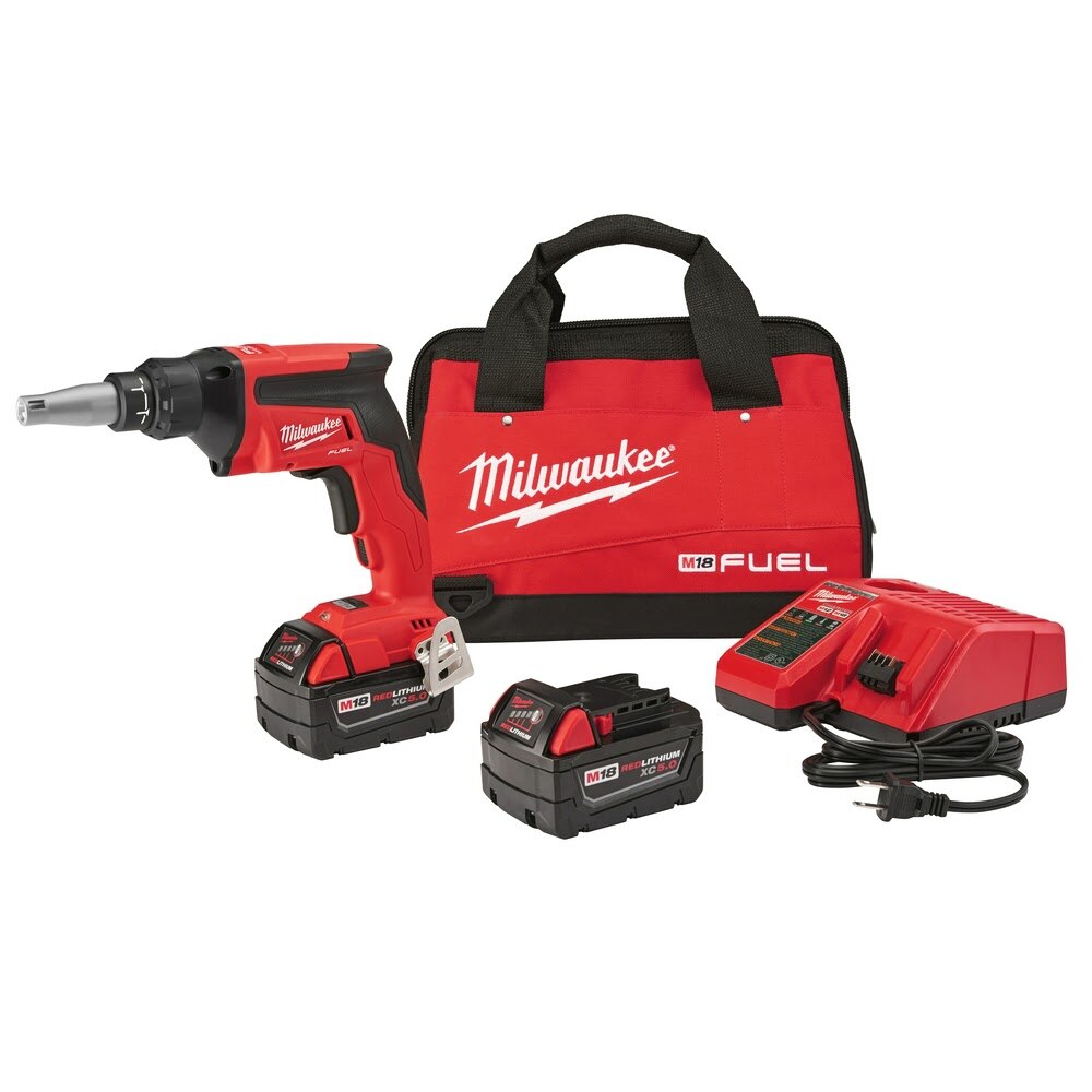 Sell your used Milwaukee tools – Get cash for Milwaukee 2866-22 M18 FUEL Drywall Screw Gun Kit with High Capacity Batteries at WeBuyTool.com
