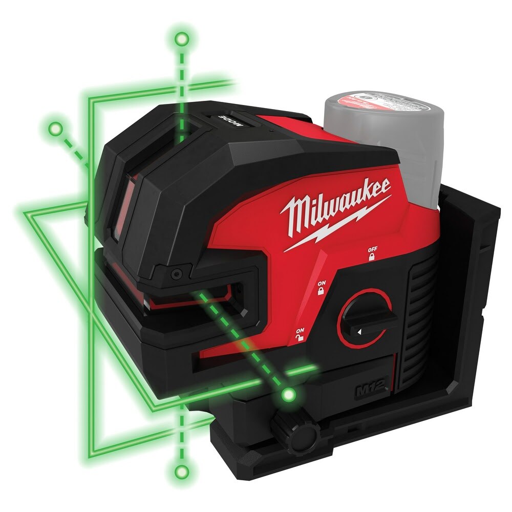 Sell your used Milwaukee tools – Get cash for Milwaukee 3624-20 M12 Green Laser - Cross Line & 4-Points at WeBuyTool.com