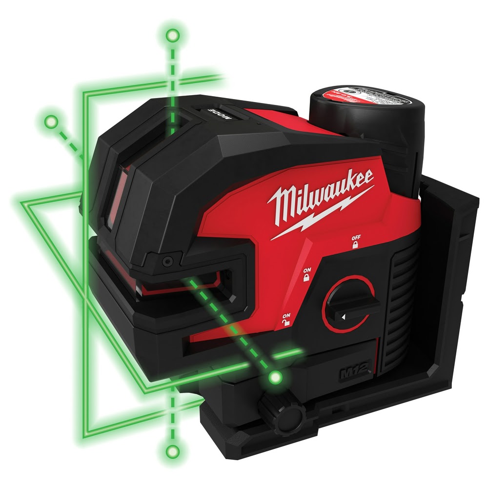 Sell your used Milwaukee tools – Get cash for Milwaukee 3624-21 M12 Green Cross Line & 4-Points Laser Kit at WeBuyTool.com