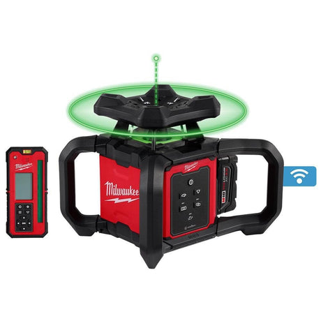 Sell your used Milwaukee tools – Get cash for Milwaukee 3702-21 M18 Green Interior Rotary Laser Level Kit w/ Remote/Receiver & Wall Mount Bracket at WeBuyTool.com