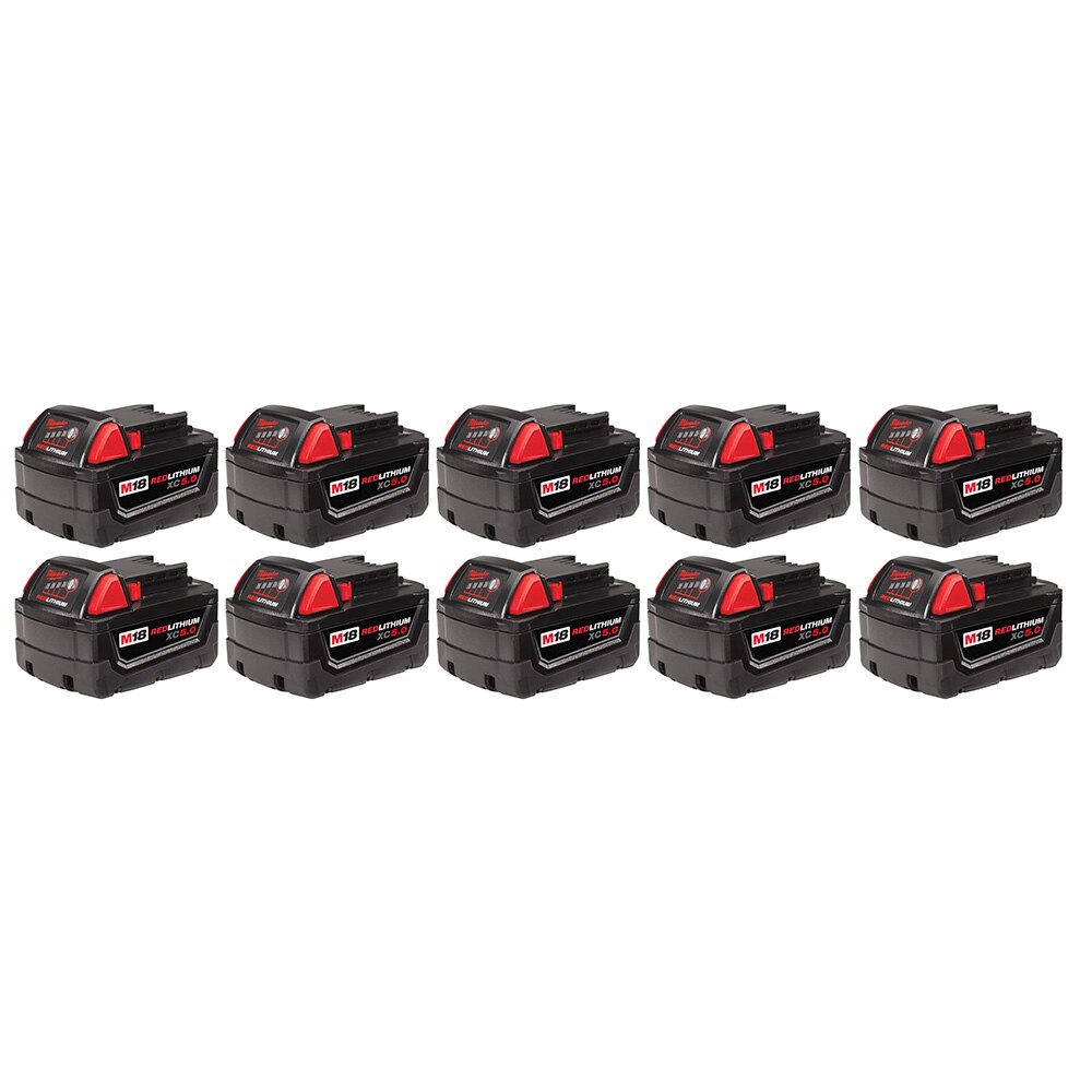 Sell your used Milwaukee tools – Get cash for Milwaukee 48-11-1851 M18 5.0Ah Battery 10-Pack at WeBuyTool.com