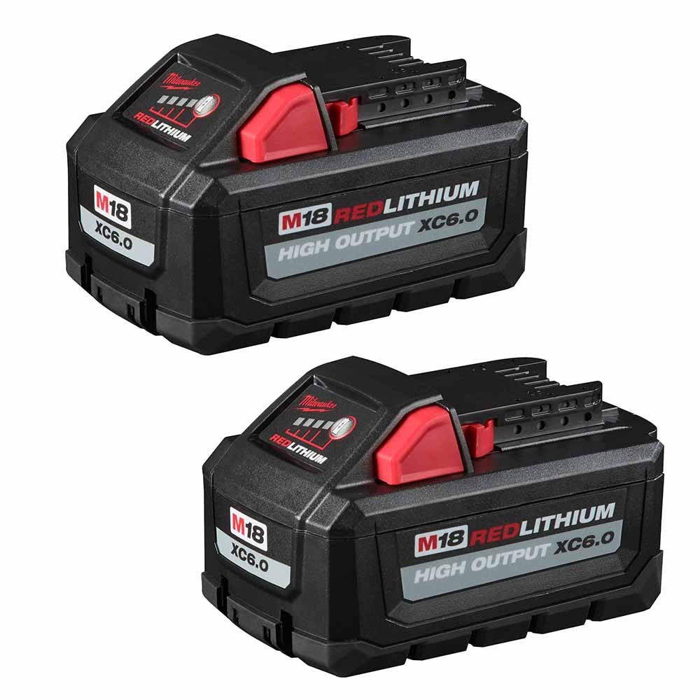 Sell your used Milwaukee tools – Get cash for Milwaukee 48-11-1862 M18 REDLITHIUM High Output XC6.0 Battery 2-Pack at WeBuyTool.com