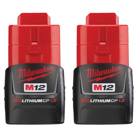 Sell your used Milwaukee tools – Get cash for Milwaukee 48-11-2411 M12 REDLITHIUM Compact Battery Two Pack at WeBuyTool.com