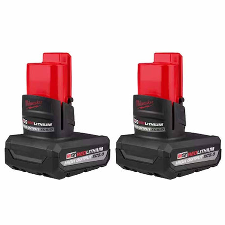 Sell your used Milwaukee tools – Get cash for Milwaukee 48-11-2450S M12 REDLITHIUM High Output XC5.0 Battery 2-Pack at WeBuyTool.com