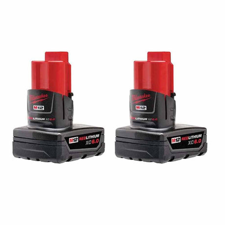 Sell your used Milwaukee tools – Get cash for Milwaukee 48-11-2462 M12™ REDLITHIUM™ XC6.0 Battery 2-Pack at WeBuyTool.com