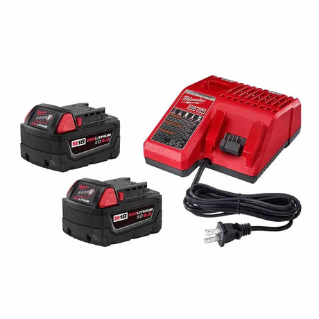 Sell your used Milwaukee tools – Get cash for Milwaukee 48-59-1852B M18 18V Lithium-Ion Starter Kit With Two XC 5.0 Ah Battery Packs And Multi-Voltage Charger at WeBuyTool.com