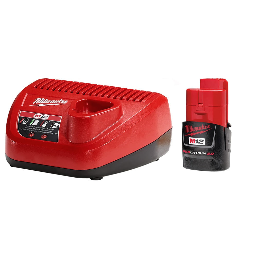 Sell your used Milwaukee tools – Get cash for Milwaukee 48-59-2420 M12 Li-Ion 2.0 Battery and Charger Starter Kit at WeBuyTool.com