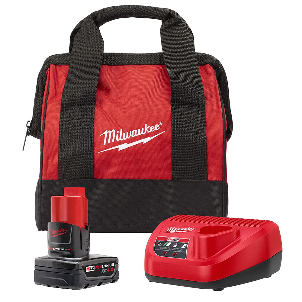 Sell your used Milwaukee tools – Get cash for Milwaukee 48-59-2440B M12 REDLITHIUM XC4.0 Starter Kit at WeBuyTool.com