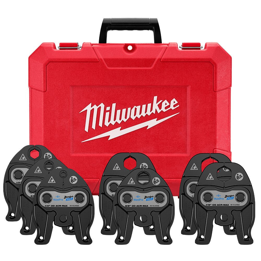 Sell your used Milwaukee tools – Get cash for Milwaukee 49-16-2462Z 1/4"- 1-1/8" ZoomLock MAX Press Jaw Kit for M12 FORCE LOGIC Press Tools at WeBuyTool.com