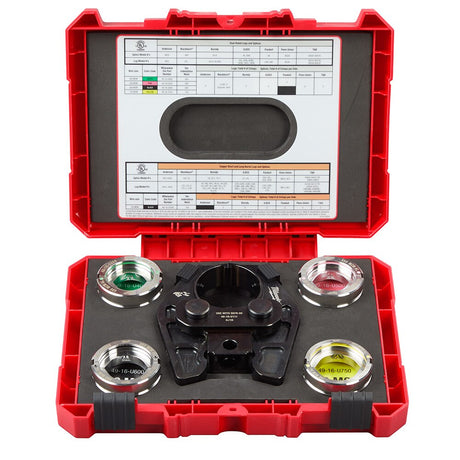 Sell your used Milwaukee tools – Get cash for Milwaukee 49-16-750A 750 MCM Cu/Al Crimping Jaw w/ 400-750 MCM Al 6T U Style Dies at WeBuyTool.com