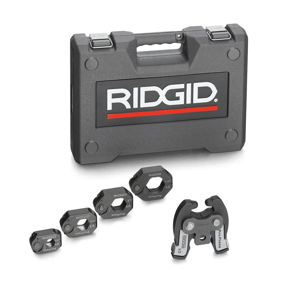 Sell your used Ridgid tools – Get cash for RIDGID 28048 V1/C1 ProPress Series Combo Kit, 1/2" - 1 1/4" at WeBuyTool.com