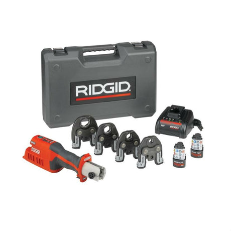 Sell your used Ridgid tools – Get cash for RIDGID 57363 RP241 RP 241 Compact Press Tool Kit with 1/2"-1-1/4" ProPress Jaws at WeBuyTool.com