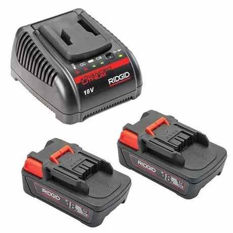 Sell your used Ridgid tools – Get cash for Ridgid 66013 18V 2.5AH Lithium Ion Batteries (2ea) & Charger Kit at WeBuyTool.com